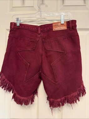 One Teaspoon Juliette Denim Shorts 30